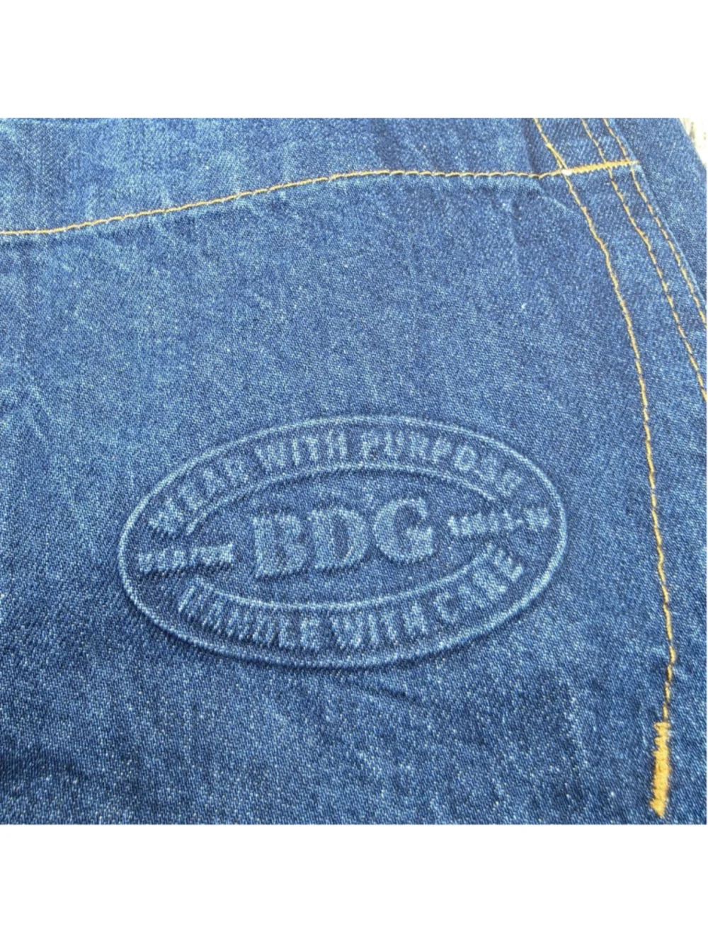 BDG Urban Outfitters Wide Leg Baggy Jeans Dark Wash 32W Y2K Skater